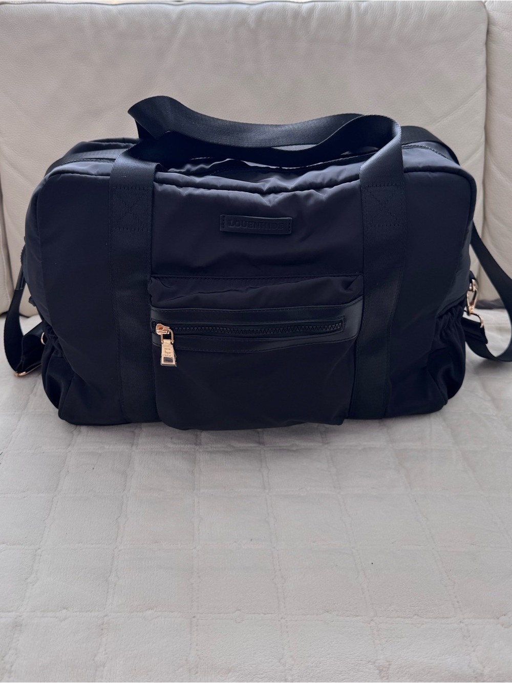 Louenhide Black Nylon Weekend Duffel